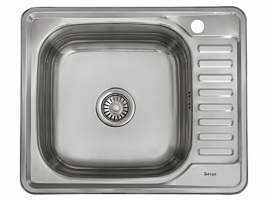 Мойка врезная 584818/0,8 1Ч1К (левая) 180*580*480 Глянец