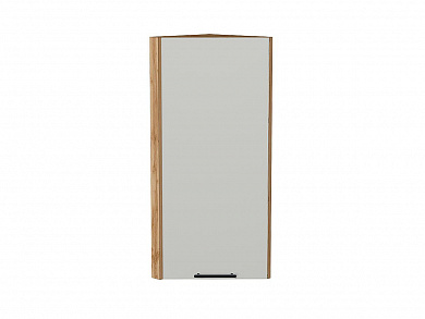Шкаф верхний торцевой Лайт 920*300*304 Special Grey / Дуб Вотан