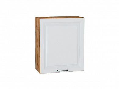 Шкаф верхний с 1-ой дверцей Ницца 716*600*318 Blanco / Дуб Вотан