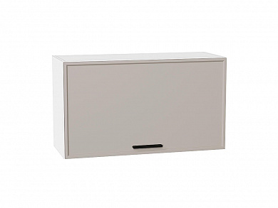 Шкаф верхний горизонтальный Фрейм 458*800*324 Clay Silk / Белый