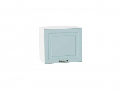 Шкаф верхний горизонтальный Ницца 458*500*318 Голубой / Белый
