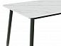 Стол Uni-Form-S2.2B 1300*700*750 SBlack/White Matt Marble