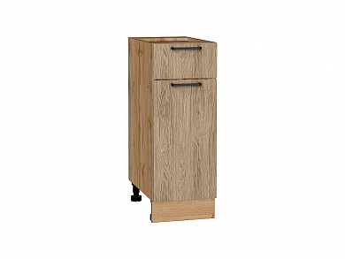 Шкаф нижний с 1-ой дверцей и ящиком Флэт 816*300*478 Natural Casella Oak 2S / Дуб Вотан