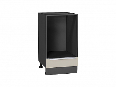 Шкаф нижний под духовку Фьюжн 816*450*476 Cream Silk / Graphite