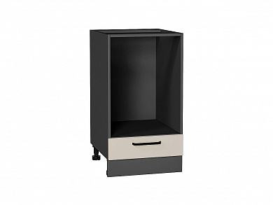 Шкаф нижний под духовку Нео 816*450*476 Cream Silk / Graphite