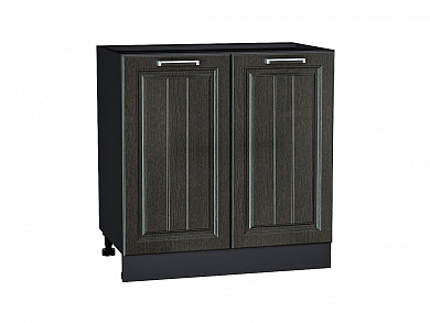 Шкаф нижний с 2-мя дверцами Прага 816*800*478 Венге премиум / Graphite