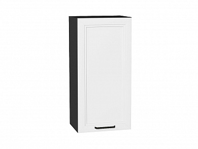 Шкаф верхний с 1-ой дверцей Нео 920*450*320 White Silk / Graphite