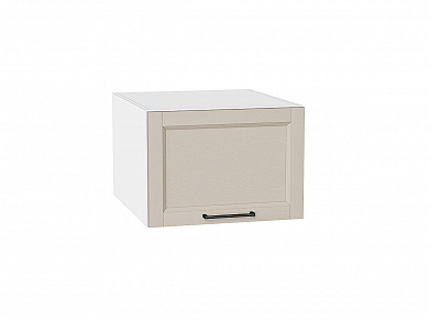 Шкаф верхний горизонтальный глубокий Сканди 358*500*576 Cream Silkwood / Белый