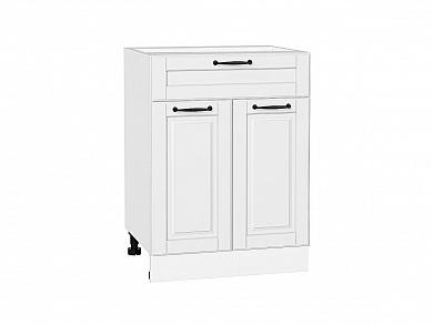 Шкаф нижний с 2-мя дверцами и ящиком Дублин 816*600*478 Special White / Белый
