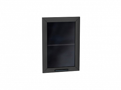 Комплект фасадов Глетчер со стеклом для каркаса Ф-35 В500 712*496*16 Маренго Силк