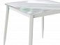 Стол Uni-Form-S.2B 800*800*750 SGrey/White Gloss Marble