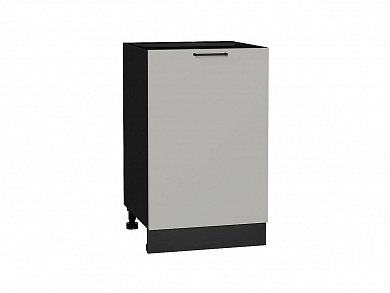 Шкаф нижний с 1-ой дверцей Флэт 816*500*478 Light Grey In 2S / Graphite
