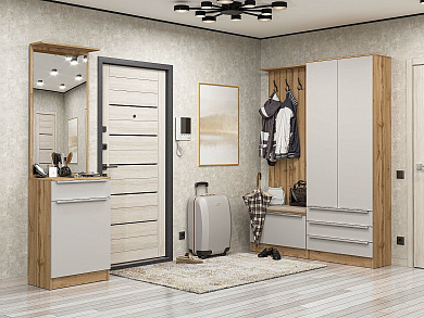 Стиль-04 2110*2200*380 Silky Light Grey