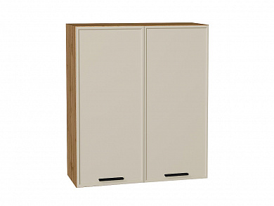 Шкаф верхний с 2-мя дверцами Фрейм 920*800*324 Cream Silk / Дуб Вотан