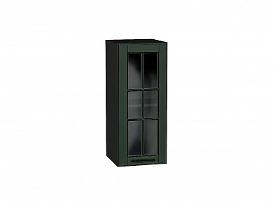 Шкаф верхний с 1-ой остекленной дверцей Дублин 716*300*318 Special Green / Graphite