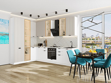 Евро Лайн-07 2340*2000/3000*600 Агат/Белый