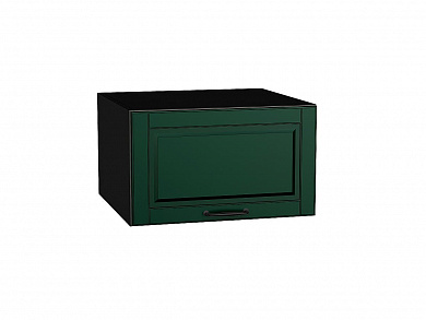 Шкаф верхний горизонтальный глубокий Дублин 358*600*574 Special Green / Graphite