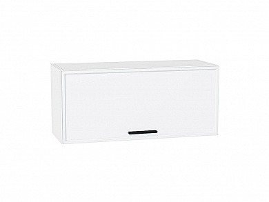 Шкаф верхний горизонтальный Фрейм 358*800*324 White Silk / Белый