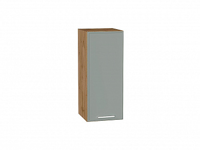Шкаф верхний с 1-ой дверцей Квадро 716*300*321 Аквамарин / Дуб Вотан