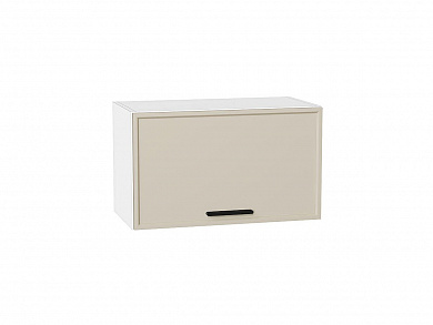 Шкаф верхний горизонтальный Фрейм 358*600*324 Cream Silk / Белый