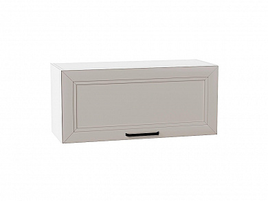 Шкаф верхний горизонтальный Нео 358*800*320 Clay Silk / Белый
