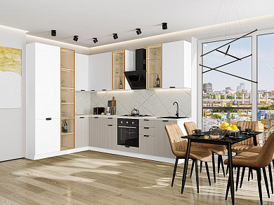 Евро Лайн-07 2340*2000/3000*600 Белый/Агат