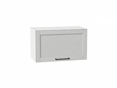Шкаф верхний горизонтальный Сканди 358*600*320 Grey Silkwood / Белый