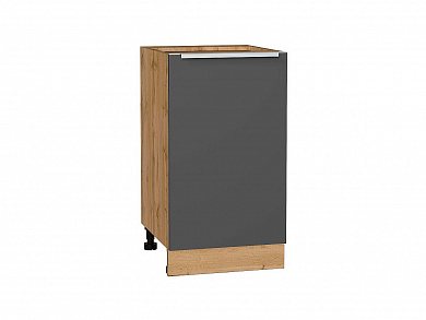 Шкаф нижний с 1-ой дверцей Фьюжн 816*450*480 Stormy Silk / Дуб Вотан