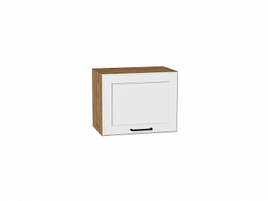 Шкаф верхний горизонтальный Барселона 358*450*324 Белый / Дуб Вотан