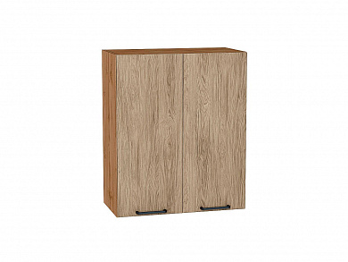 Шкаф верхний с 2-мя дверцами Флэт 716*600*318 Natural Casella Oak 2S / Дуб Вотан