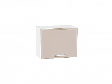 Шкаф верхний горизонтальный Квадро 358*450*321 Кашемир / Белый