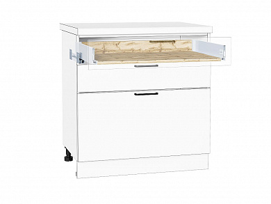 Ящик низкий POWER BOX1 85*768*447 Дуб Вотан/W Белый