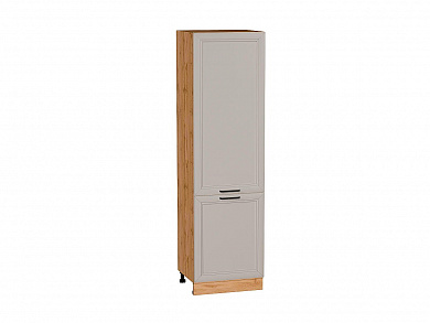 Шкаф пенал с 2-мя дверцами Нео 2132*600*576 Clay Silk / Дуб Вотан