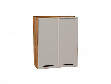 Шкаф верхний с 2-мя дверцами Фрейм 716*600*324 Clay Silk / Дуб Вотан