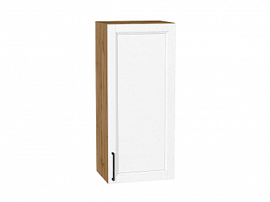 Шкаф верхний с 1-ой дверцей Сканди 920*400*320 White Silkwood / Дуб Вотан