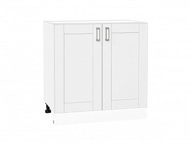 Шкаф нижний с 2-мя дверцами Лофт 816*800*480 White Silk / Белый