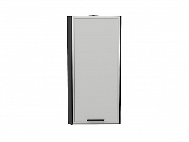 Шкаф верхний торцевой Фрейм 920*300*310 Grey Silk / Graphite