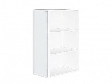 Фасад боковой Фрейм для верхнего шкафа 920*321*22 White Silk