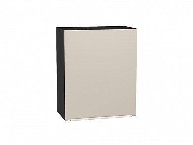 Шкаф верхний с 1-ой дверцей Фьюжн 716*600*320 Cream Silk / Graphite
