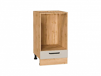 Шкаф нижний под духовку Нео 816*450*476 Cream Silk / Дуб Вотан