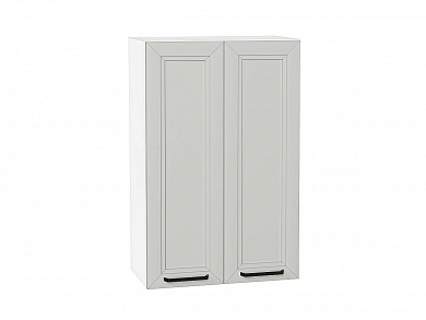 Шкаф верхний с 2-мя дверцами Нео 920*600*320 Grey Silk / Белый