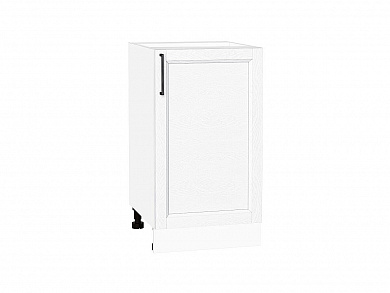 Шкаф нижний с 1-ой дверцей Сканди 816*450*480 White Silkwood / Белый