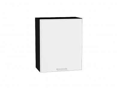 Шкаф верхний с 1-ой дверцей Квадро 716*600*321 Белый / Graphite