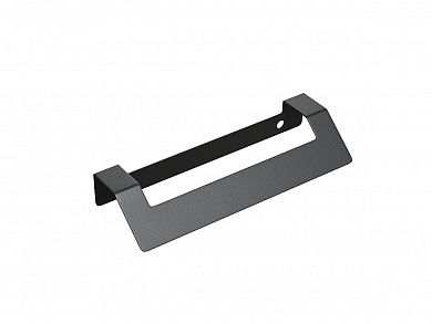 Ручка торцевая мебельная СТ-3 124*40*20 Матовый черный