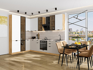 Евро Лайн-07 2340*2000/3000*600 Белый/Агат