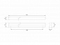 Ручка планка мебельная VOLNA RS065SC.4 211*11*17 Матовый хром