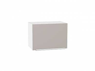 Шкаф верхний горизонтальный Фьюжн 358*500*320 Clay Silk / Белый