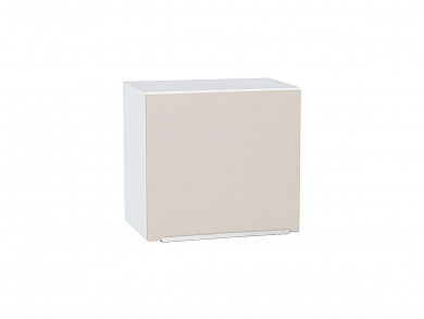 Шкаф верхний горизонтальный Фьюжн 458*500*318 Cream Silk / Белый