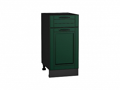 Шкаф нижний с 1-ой дверцей и ящиком Дублин 816*400*478 Special Green / Graphite