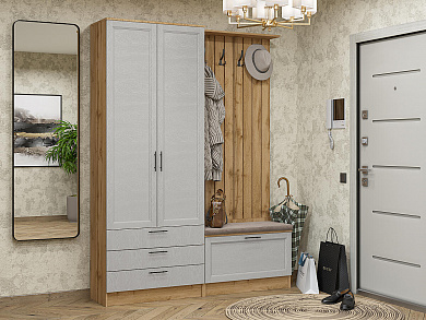 Стиль-03 2110*1600*380 Grey Silkwood